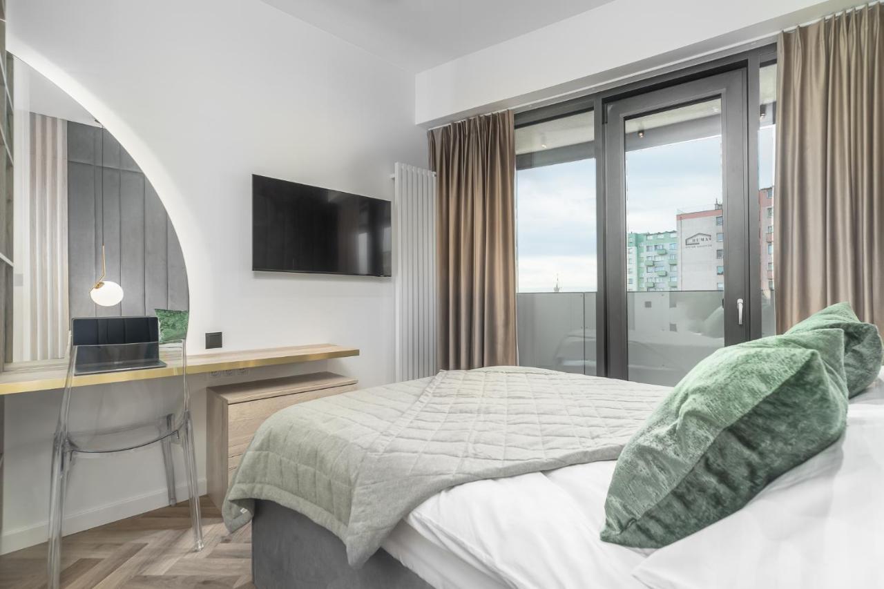 Comfy Apartments 4-5Th Floor Hanza Tower - Sauna & Pool Szczecin Exteriör bild